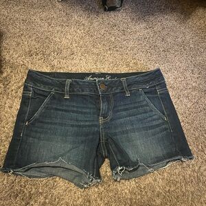 American Eagle Outfitters Dark Blue Jean Shorts